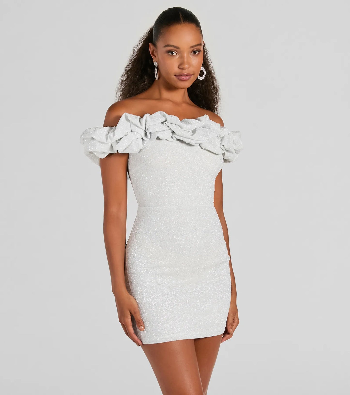 Sparkle Ruffle Dress
