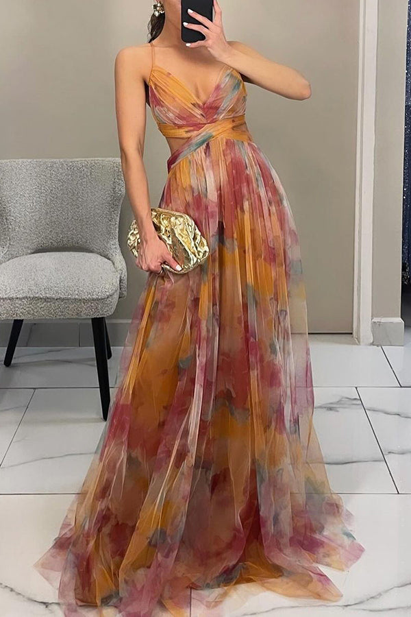 BloomLace Maxi Dress