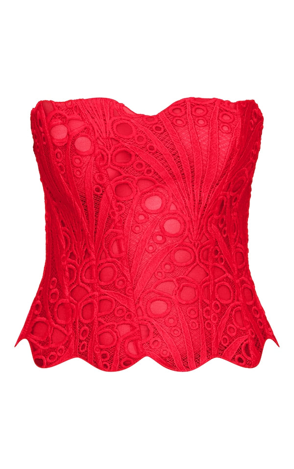 Floral Lace Corset