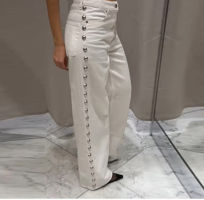 Viral Studded Denim