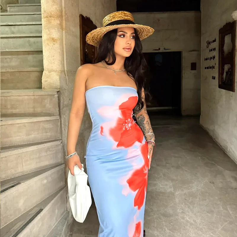 Strapless Maxi Dress