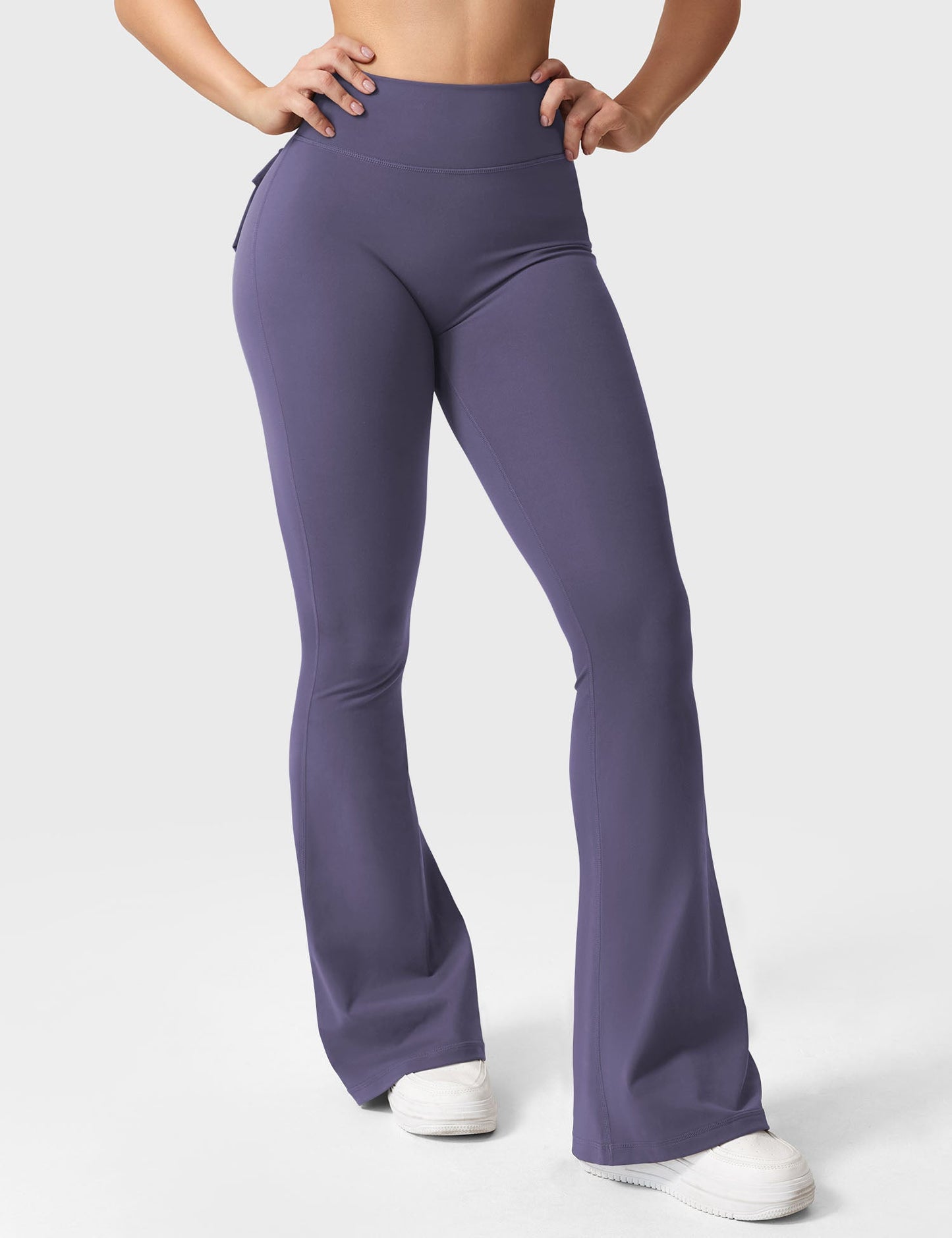Flared Leggings With Pockets