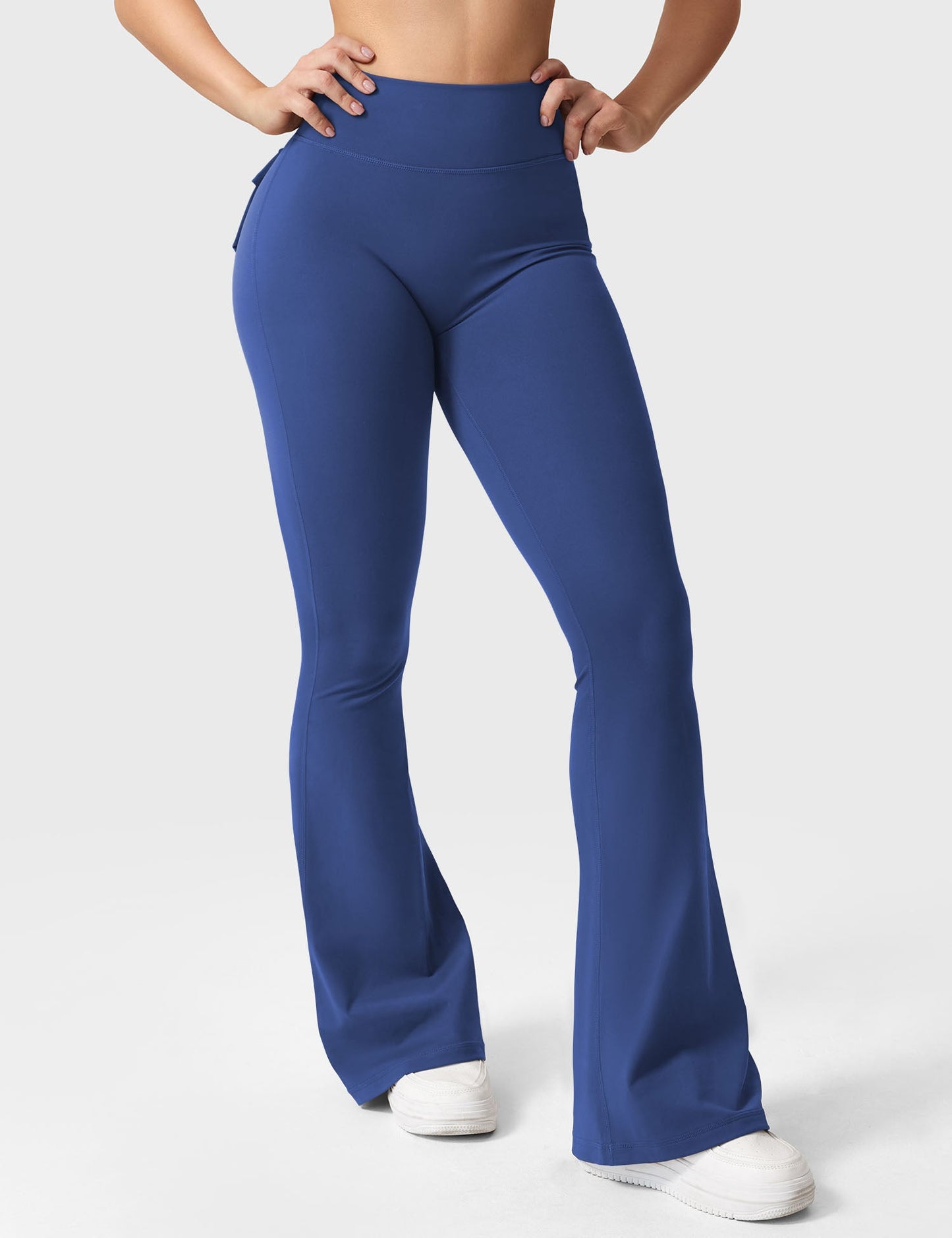 Flared Leggings With Pockets