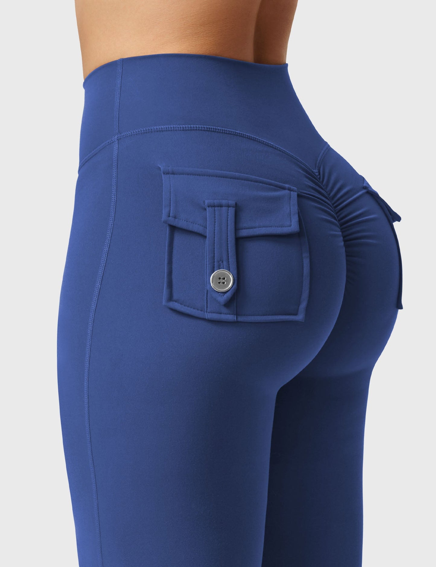 Flared Leggings With Pockets