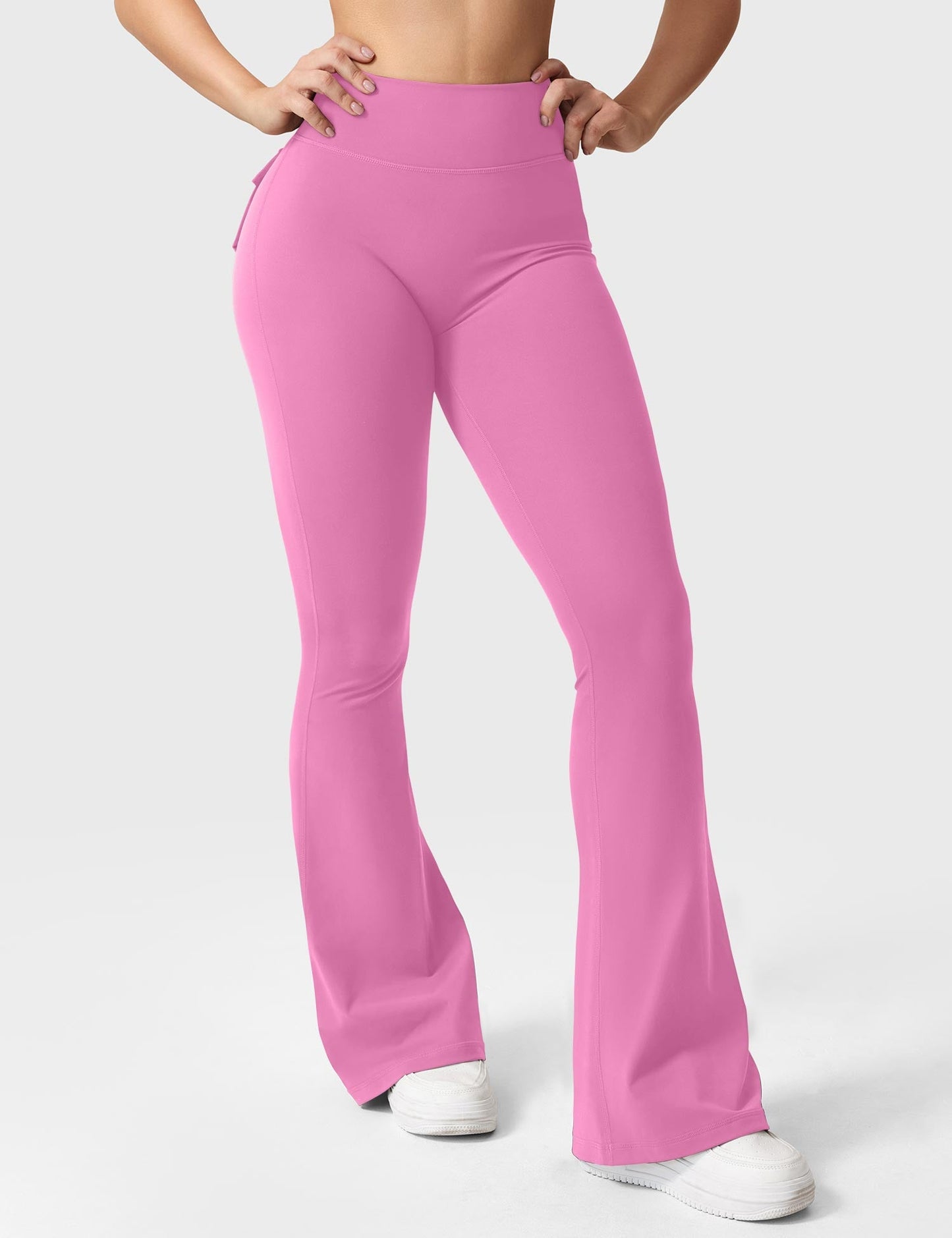 Flared Leggings With Pockets