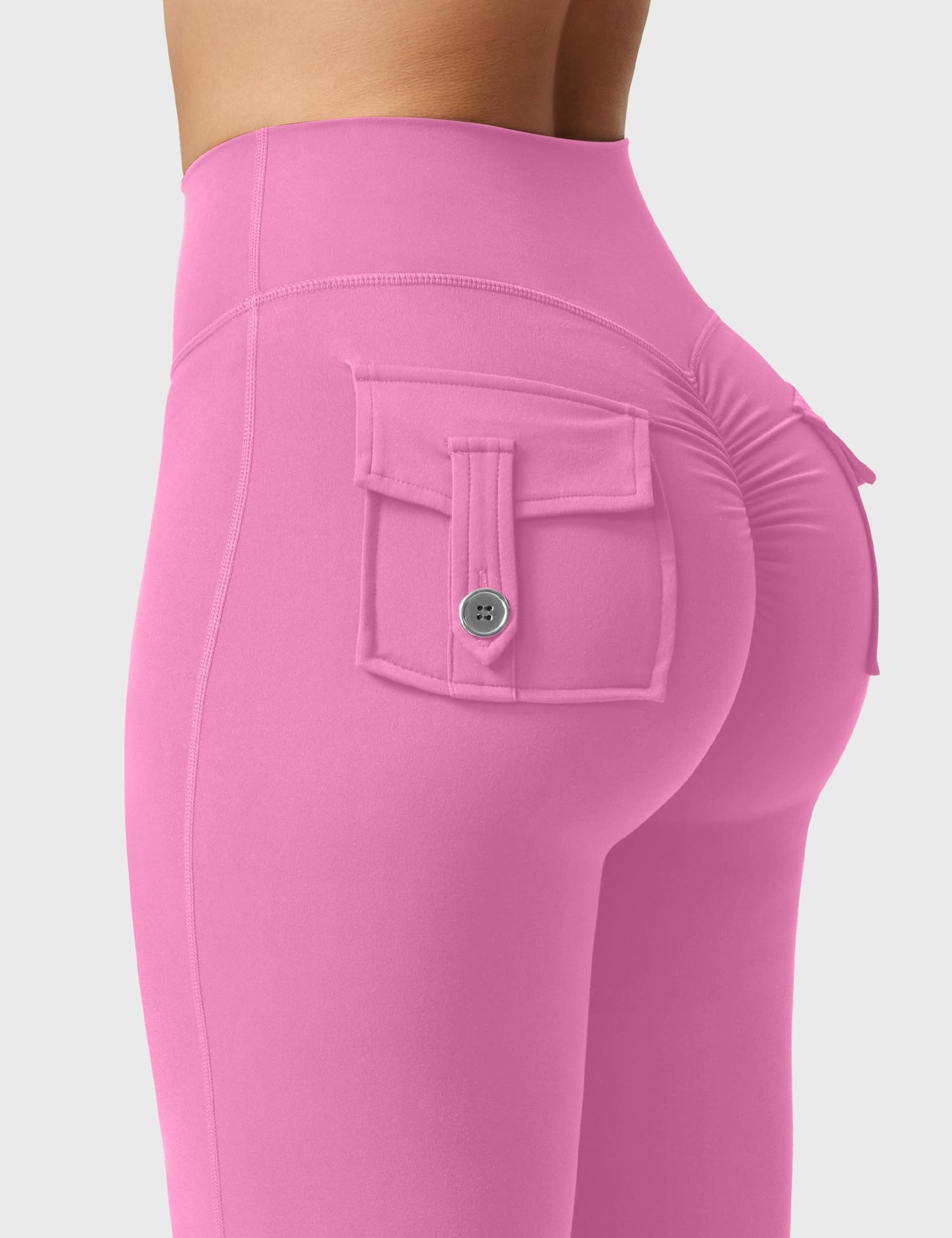 Flared Leggings With Pockets