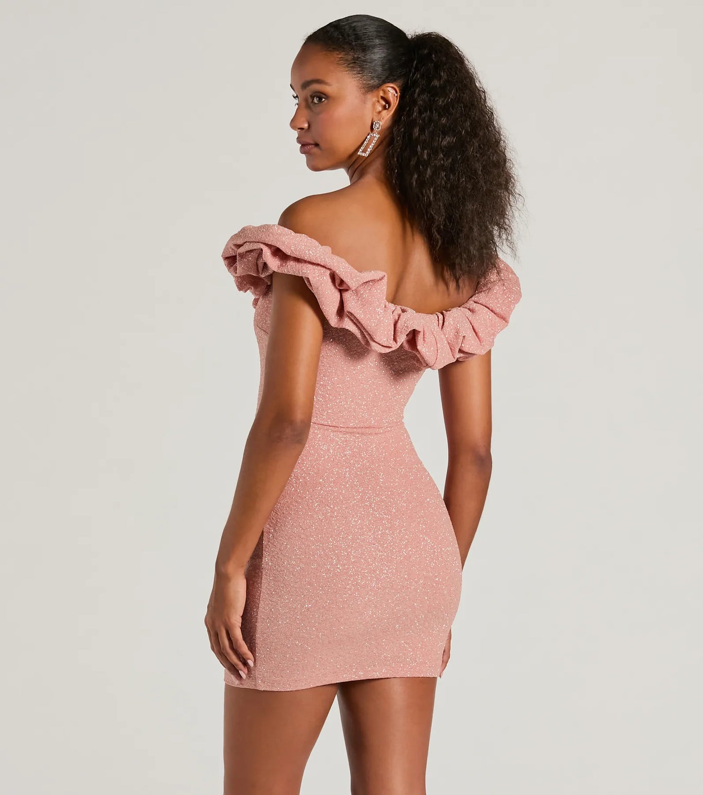 Sparkle Ruffle Dress