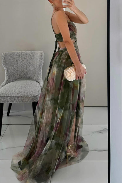 BloomLace Maxi Dress