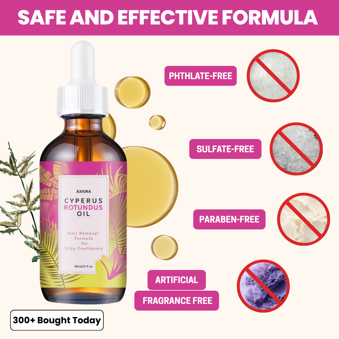 Cyperus Rotundus Oil - Natural Hair Removal & Moisturizing Oil