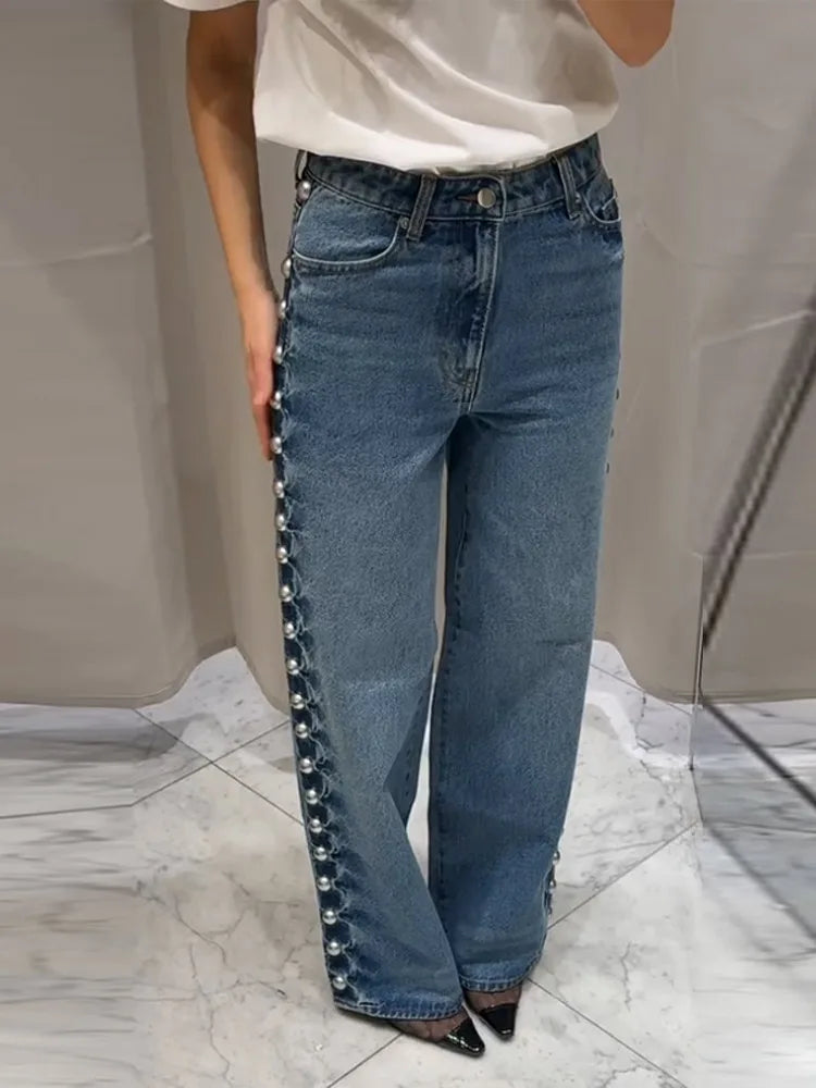 Viral Studded Denim