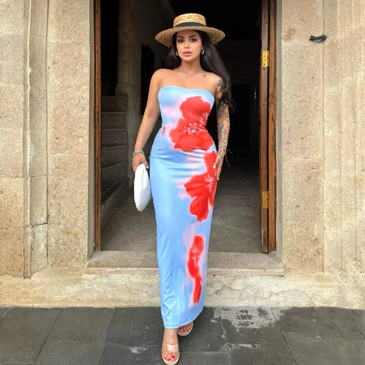 Strapless Maxi Dress
