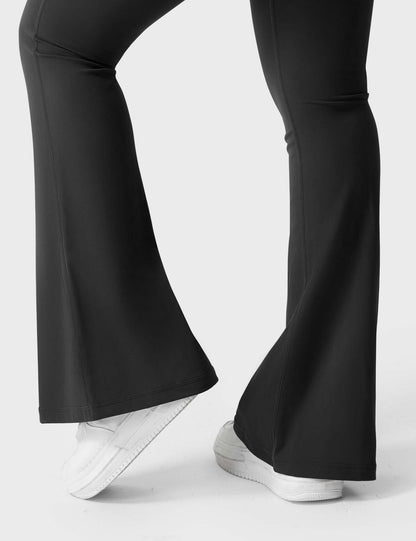 Flared Leggings With Pockets