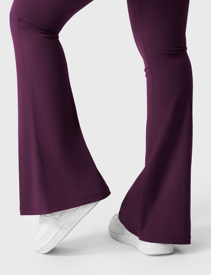 Flared Leggings With Pockets