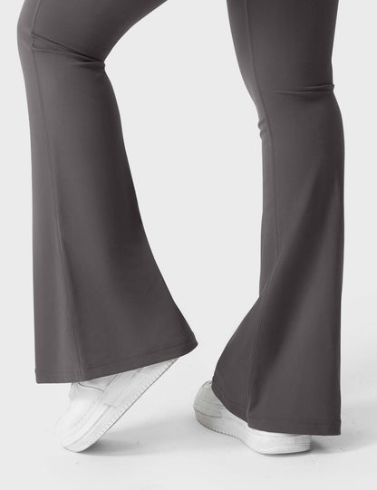 Flared Leggings With Pockets