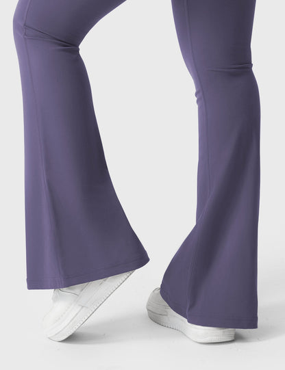 Flared Leggings With Pockets