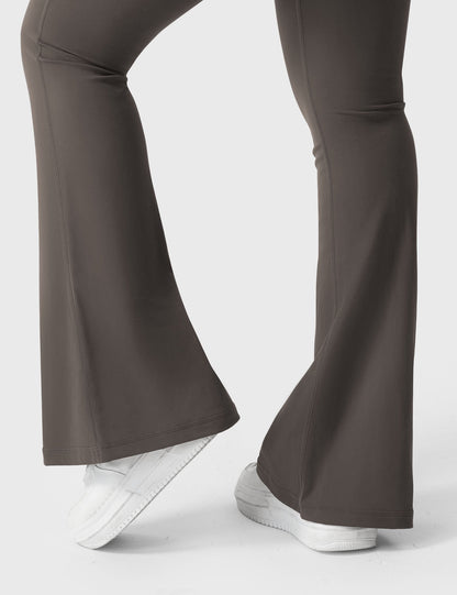 Flared Leggings With Pockets