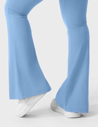 Flared Leggings With Pockets