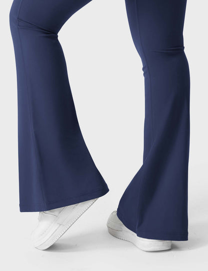Flared Leggings With Pockets
