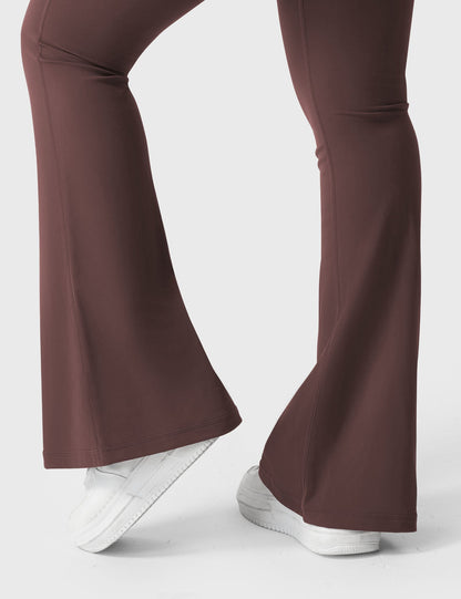 Flared Leggings With Pockets