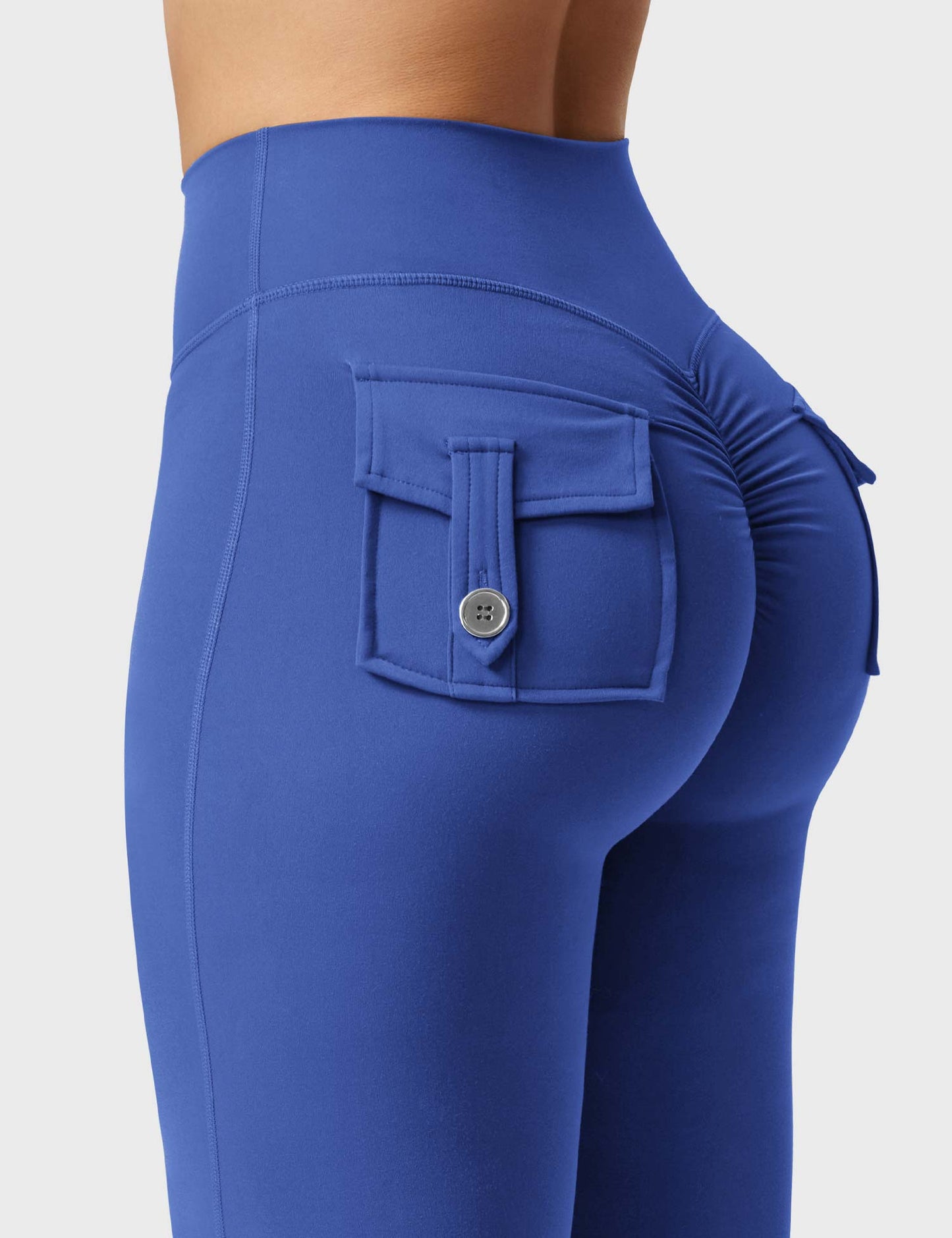 Flared Leggings With Pockets