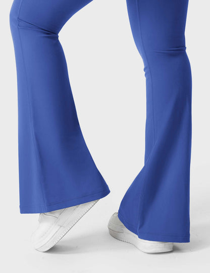 Flared Leggings With Pockets
